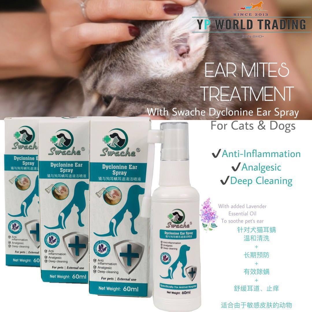 SWACHE DYCLONINE EAR SPRAY 60ML – YP World Trading Sdn Bhd